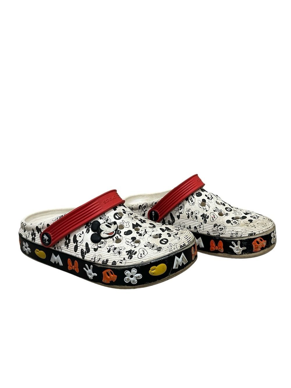 Disney Parks Crocs Mickey Mouse Minnie Mouse Size J2
